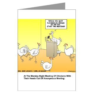 ChickenHead Anonymous Greeting Cards (Pk of 20) for