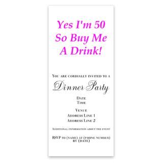 Humorous 50Th Birthday Invitations  Humorous 50Th Birthday Invitation