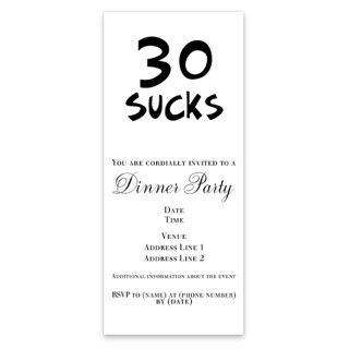 30th birthday 30 sucks Invitations by Admin_CP49581