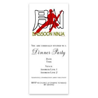 Bassoon Ninja Invitations by Admin_CP4807377