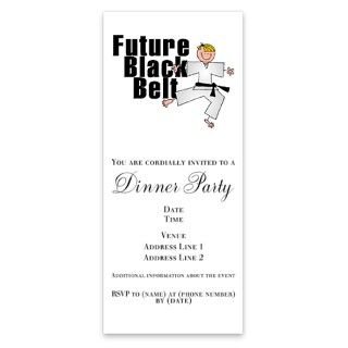 Blonde Future Black Belt Invitations by Admin_CP3930295