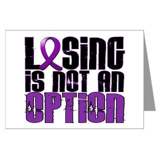 Losing Is Not An Option Lupus Greeting Card for