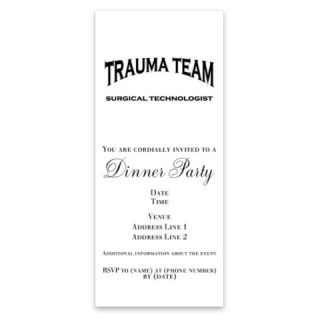 Trauma Team ST   black Invitations by Admin_CP13613983  512853282