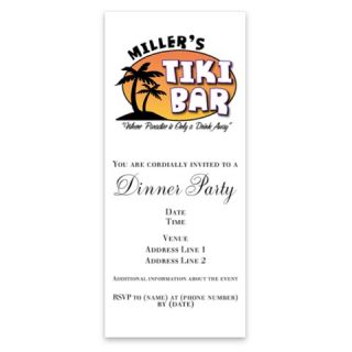 Invitations  Millers Tiki Bar Invitations