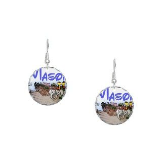 Mason Gifts  Mason Jewelry  Mason Earring Circle Charm
