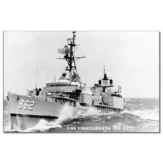USS VOGELGESANG Mini Poster Print  THE USS VOGELGESANG (DD 862) STORE