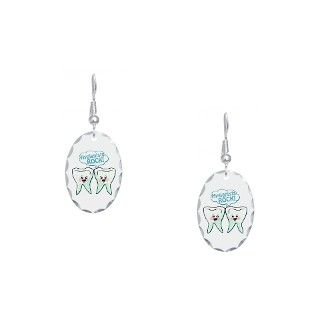 Cute Gifts  Cute Jewelry  Funny Hygienists Rock Earring Oval Charm