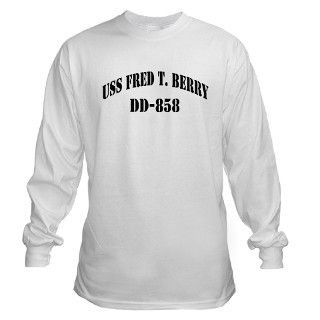 858 Gifts  858 Long Sleeve Ts  USS FRED T. BERRY Long Sleeve T