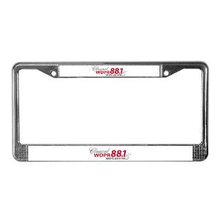 Gifts  Car Accessories  Classical WDPR 88.1 License Plate Frame