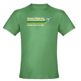 Oceanic Flight 815 Mens Fitted T Shirt (dark) for