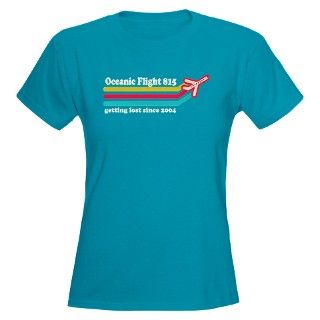 Gifts  Airline T shirts  Oceanic Flight 815 Womens Dark T Shirt