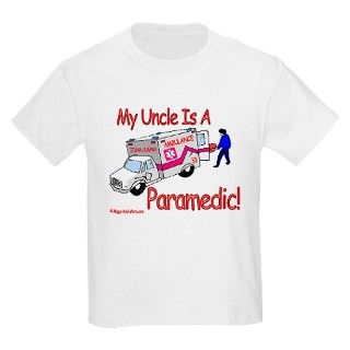 911 Gifts  911 Kids Clothing  Paramedic Uncle   Kids Light T Shirt