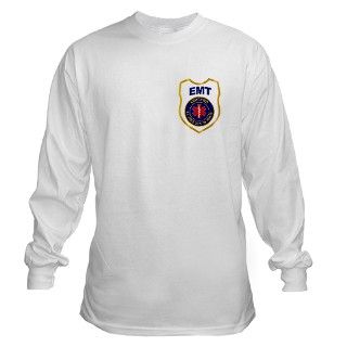 Technician Long Sleeve Ts  MJS 911 NJ EMT Logo Long Sleeve T Shirt