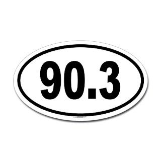 90.3 Gifts  90.3 Bumper Stickers  90.3 Oval Sticker