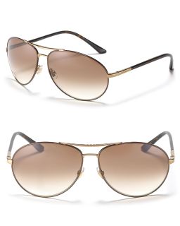 Gucci Sleek Aviator Double Bridge Sunglasses