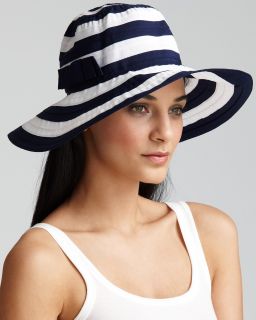 kate spade new york Grosgrain Floppy Striped Hat