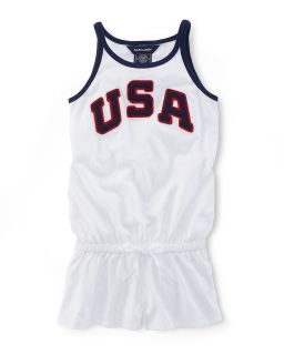 Ralph Lauren Childrenswear Girls Team USA Olympic Romper   Sizes 2T