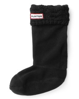 Hunter Chunky Cable Knit Welly Sock   Sizes XS M