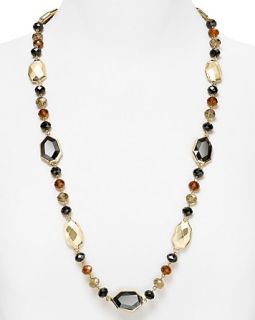Carolee Lux Runway Ready 12K Gold Plated Beaded Necklace, 32