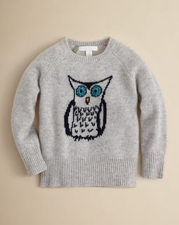 Girls Toya Owl Intarsia Sweater   Sizes 7 14