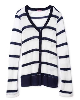 Splendid Girls Harbor Stripe Cardigan   Sizes 7 14