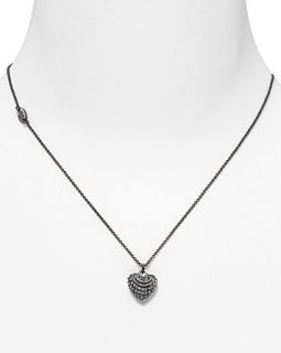 Juicy Couture Hematite Pavé Wish Necklace, 16L