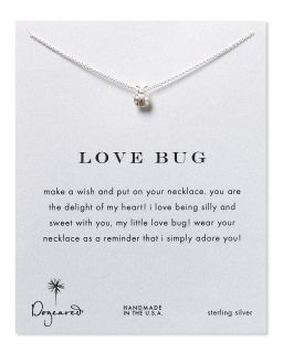 Dogeared Love Bug Ladybug Necklace, 16