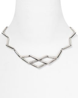 by Erin Wasson Silver Plated Zig Zag Necklace, 16