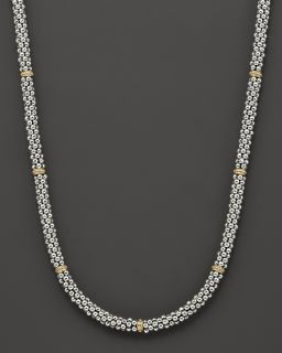 ™ Mini Rope Necklace with 18 Kt. Stations, 18L