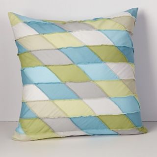 Vinca Diagonal Patchwork Decorative Pillow, 20 x 20