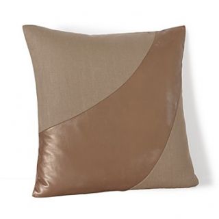 HUGO BOSS Galleria Leather Decorative Pillow, 20 x 20