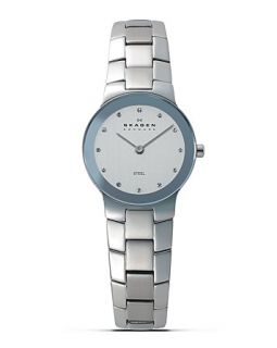 Skagen Silver Links with Glitz Watch, 25.5 mm