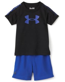 Armour Infant Boys Tech Jersey Tee & Shorts Set   Sizes 12 24 Months
