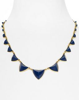House of Harlow 1960 Gold Pyramid Necklace, 18