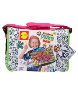 alex toys peace messenger bag $ 30 00 color multi size one size