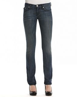  Low Rise Straight Leg 32 Jeans in Suspension Wash