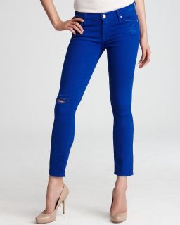 For All Mankind Jeans   The Slim Cigarette in Electric Blue