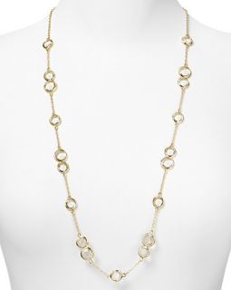 spade new york Crystal Confetti Scatter Necklace, 32