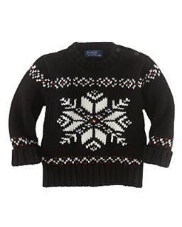 Ralph Lauren Childrenswear Infant Boys Snowflake Sweater   Sizes 9 24