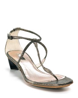 Calvin Klein Collection Anna T Strap Wedge Sandals