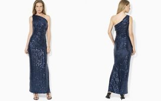 Lauren Ralph Lauren One Shoulder Sequin Dress_2