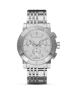 Burberry Stainless Steel Chronograph Watch, 42mm