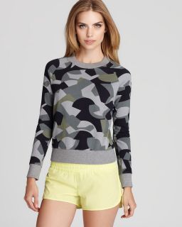 Theory 38 Sweatshirt   Toff Camo Knit Print