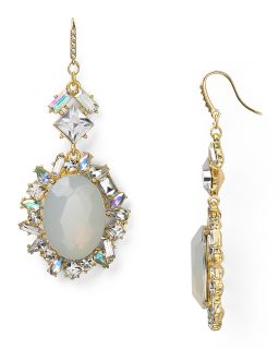 aqua drop earrings price $ 40 00 color white mint crystal quantity 1 2