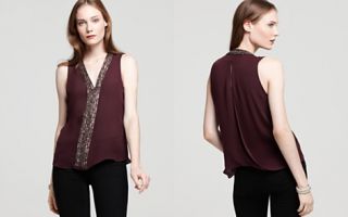 Parker Tank   Drape Back with Beading _2