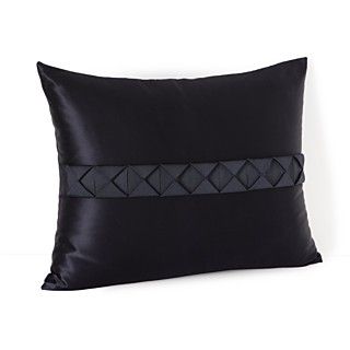 BOSS HOME for HUGO BOSS Windsor Grograin Ribbon Silk Decorative Pillow