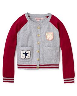Juicy Couture Girls Preppy Letterman Sweater   Sizes 7 14