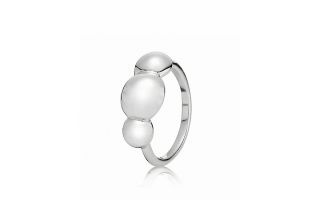 PANDORA Ring   Sterling Silver Triple Bubbles