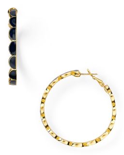 scallop hoop earrings price $ 68 00 color navy quantity 1 2 3 4 5 6