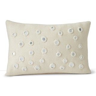 JR by John Robshaw Ivory Sheesha Decorative Pillow, 12 x 18